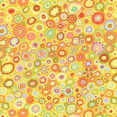 Kaffe Fassett PAPERWEIGHT YELLOW GP20 fat quarter original issue