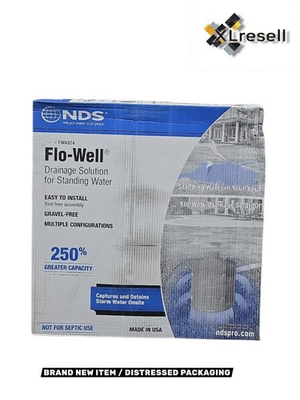 #ad #ad NDS 24 in. x 24 in. x 29 in. 50 Gal. Plastic Flo Well Stormwater Dry Well System $104.93