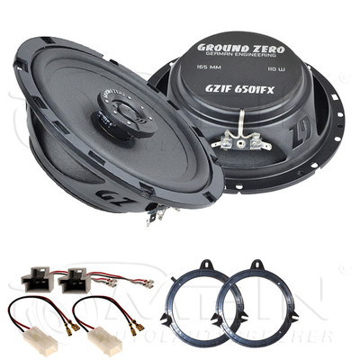 GROUND ZERO LAUTSPRECHER für VOLVO S70 Typ P80/LS 1996-2000 Front Tür 110W #A9HE