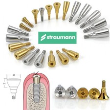 US 5Pc Fit Straumann Titanium NC Healing Abutment  Closure Cover Cap ITI BL/BLT