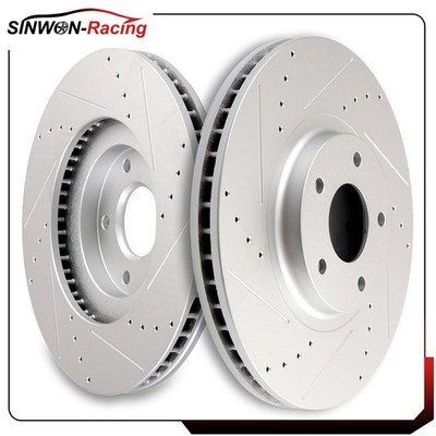 2PCS Front 320 mm Brake Discs Rotors Kit For INFINITI G37 2009 - 2010