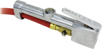 #ad #ad 553 Heavy Duty Truck Tire Inflator with Pressure Gauge 5#x27; Hose Dual Lock On ... $168.11