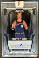 2024-25 Panini Prizm Black Trentyn Flowers Rookie RC Auto #RS-FWR Clippers