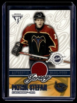 2002-03 Pacific Private Stock Titanium Patrik Stefan Jersey 96/150 Atlanta