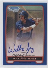 2012 Bowman Chrome Prospects Blue Refractor /150 Williams Jerez #BCA-WJ Auto 0d4