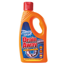 Drain Unblocker Liquid 400ml Kitchen Sink Bathroom Indoor Outdoor Drain Away
