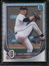2025 Bowman #20 Tarik Skubal Chrome Base Set Mega Box Mojo Refractor