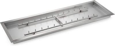 #ad 48quot; x 14quot; Fire Pit Burner Pan 185000 BTU Propane for Outdoor Fun $416.99