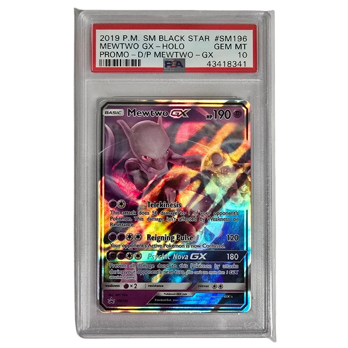 Pokémon Mewtwo Pokémon TCG Promo Individual Collectable Card Game