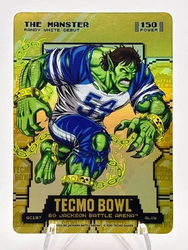 2026 Bo Jackson Battle Arena The Manster Glow Gold Coin Flip #GC197