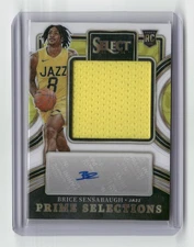 2023-24 PANINI SELECT #PS-SEN BRICE SENSABAUGH ROOKIE PATCH WHITE AUTO /49