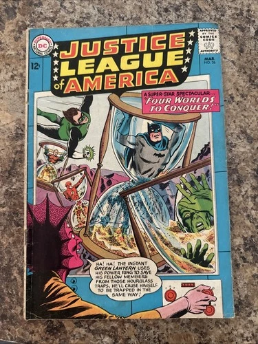 VINTAGE JUSTICE LEAGUE OF AMERICA #24 1964 SILVER AGE DC COMIC BOOK