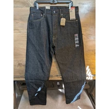 Levi's 501 Jeans Mens 34x36 Blue Original Denim Shrink-To-Fit Straight Leg NWT