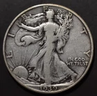 US  1939 D  WALKING LIBERTY SILVER HALF DOLLAR   NICE COIN ~ 90% SILVER
