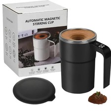 Self-Stirring Coffee Mug Rechargeable 380ML Magnetic Stirring Cup Portable New