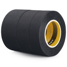 Wiring Harness Cloth Tape 3 Packs 3/4 Inch 1 Inch 1.3 Inch 50 Ft Each Fiber W...
