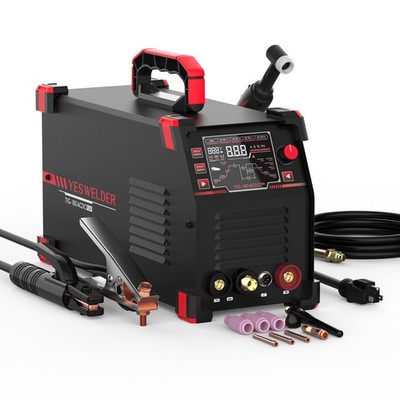6-in-1 180A AC/DC Pulse TIG/MMA Welder 110/220V ETL Cert w/ WP-26 Torch
