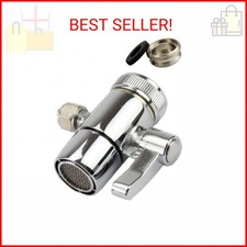 Weirun Kitchen Bathroom Sink Faucet Water Filter Diverter Valve for Push on 1/4