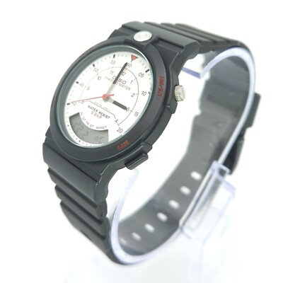 美品　貴重 CASIO AW-10 thermo meter 稼働品 NOS CASIO AW-10 THERMOMETER 5 BAR VINTAGE ANA-DIGI JAPAN 1990 | eBay