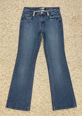 Faded Glory Jeans Women's Size 6 Flared mid Rise Denim (30x32)