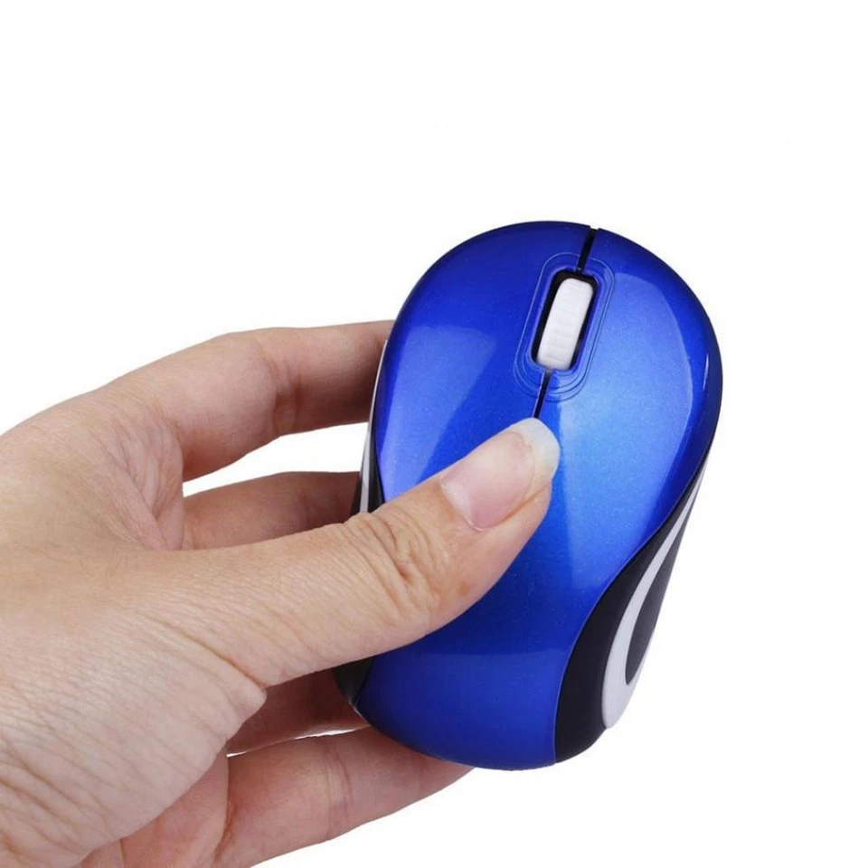 Wireless Mini Mouse Computer Gaming Small Portable Mause 1600DPI - Image 2 of 4