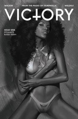 VICTORY #1 CARLA COHEN 1:7 B&W VARIANT NM VAMPIRELLA LILITH SEXY BLACK GODDESS