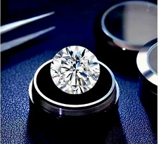 7 Ct Lab Grown Round Diamond FL Clarity CVD Certified Loose Gemstone
