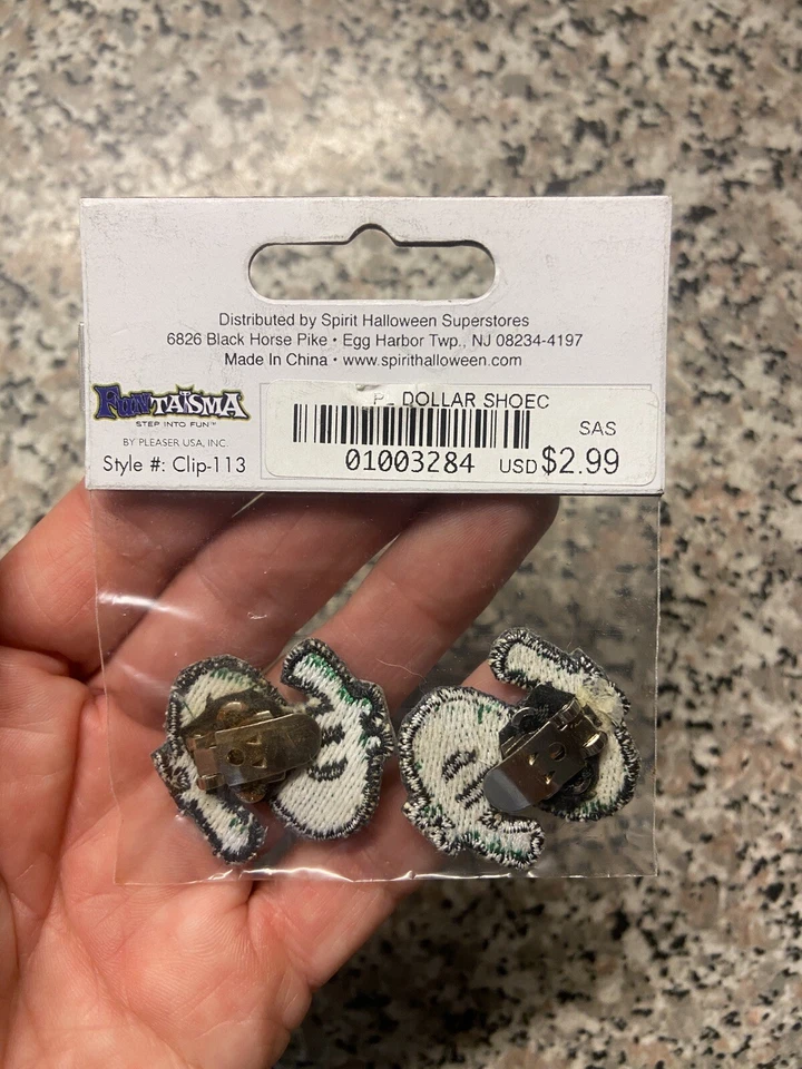 New Spirit Halloween Money Dollar Sign Shoe Pocket Clips Costume Accessory  Pimp - Image 4 of 4