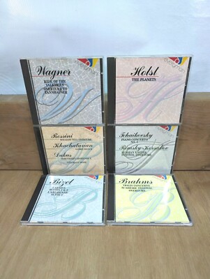 6 x Classical Everyman CD Bundle - Mixed Composers - Holst Rossini Brahms .....