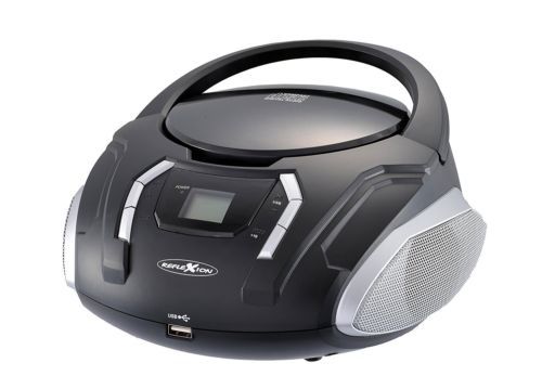 Reflexion CDR2250U Bk Ukw-Radio Mit CD/MP3/USB/AUX-IN Schwarz-image