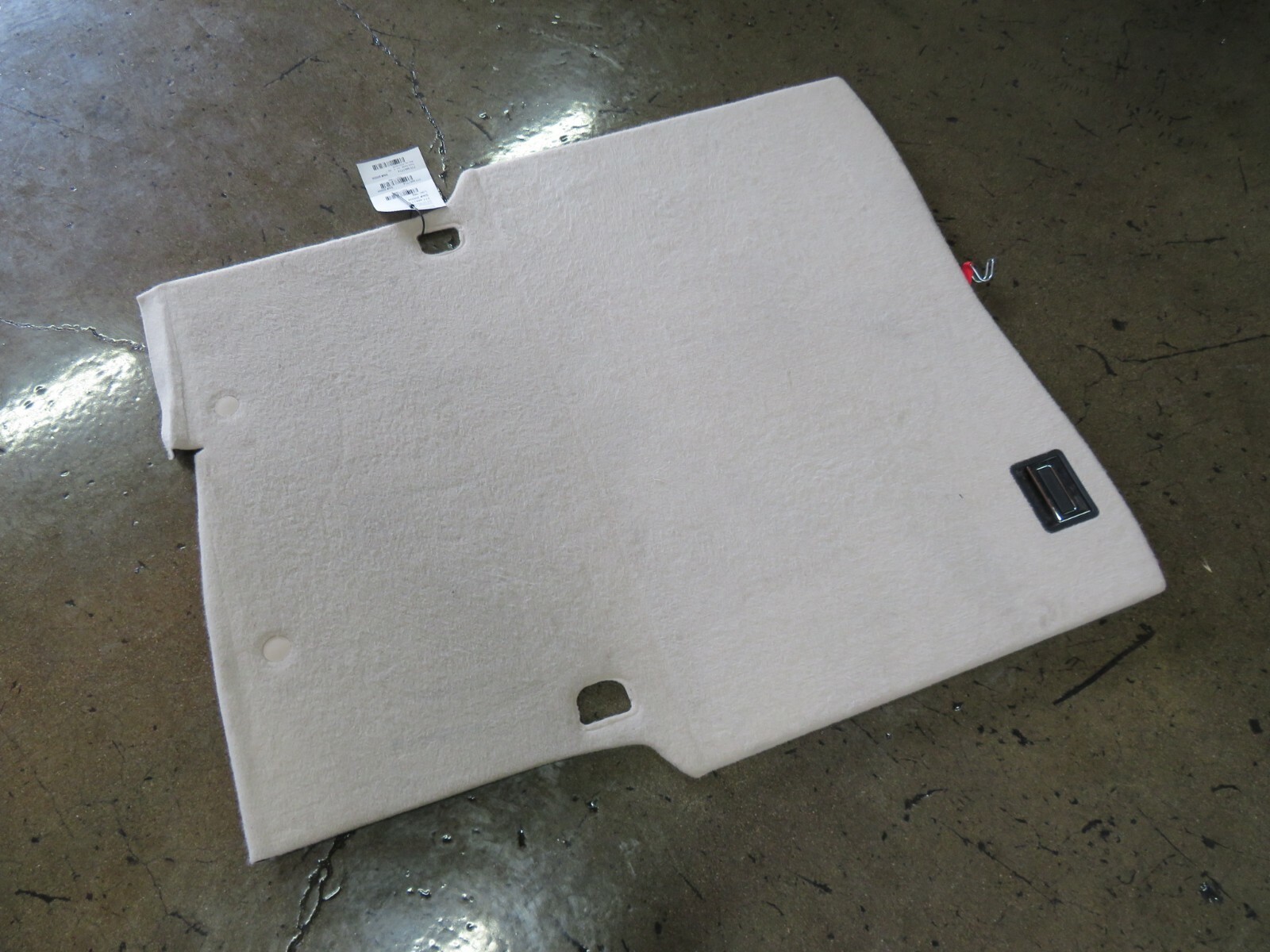 2014 Maserati Quattroporte, Trunk Carpet Floor, Tan, Used, P/N 670019076