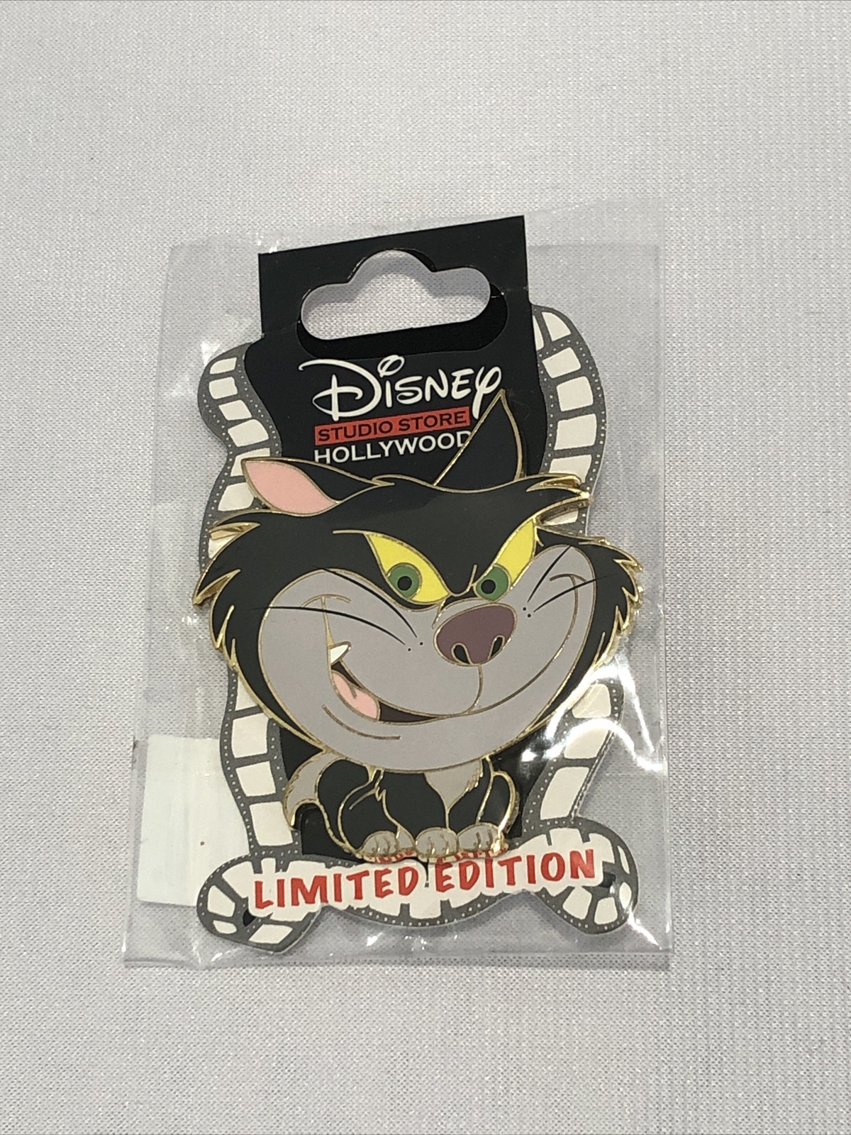 Disney Lucifer Cat Big Head Kitties Pin DSF DSSH Cinderella LE 300