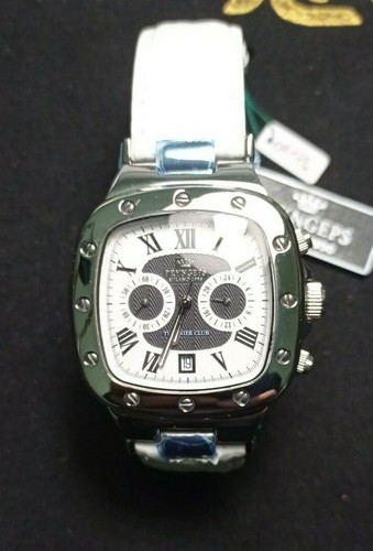 OROLOGIO DA UOMO DONNA PRYNGEPS TIMONIER CLUB CR585/A QUADRATO BIANCO 5ATM  Watch | eBay