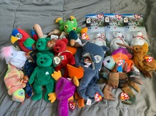 HUGE Selection of TY Beanie Babies: Retired, Classic, Vintage, NWT, Large +MORE