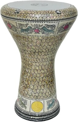 Drum Darbuka tabla doumbek 17/17.5 inch inlaid mother of pearl