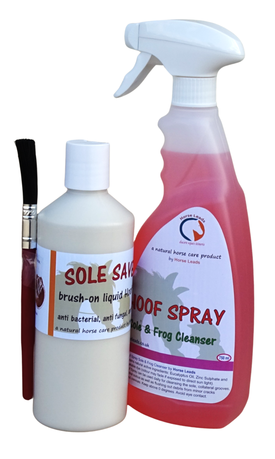 Hoof Spray 750 ml and Sole Saver 700 g Combo, great for thrush