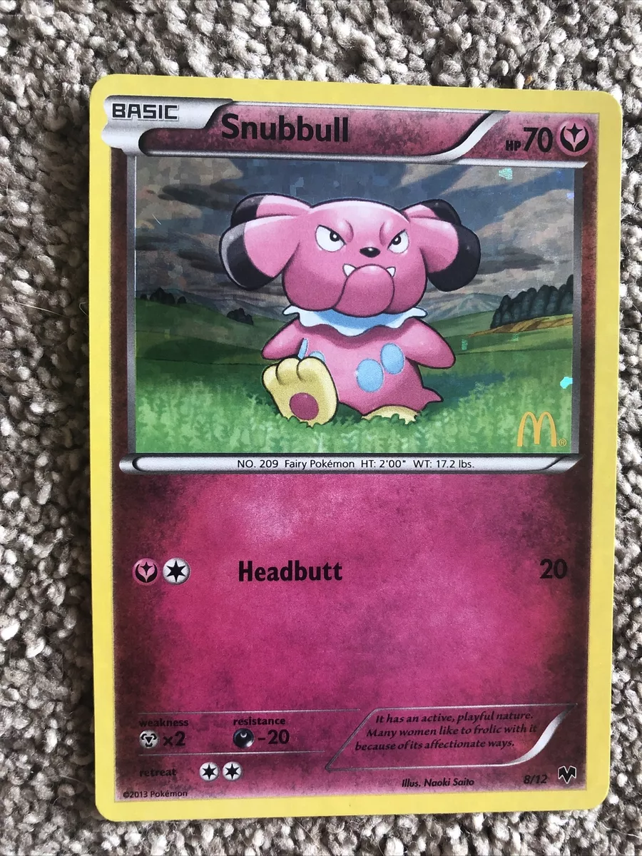 Snubbull - Pokemon McDonald's Promos - Pokemon