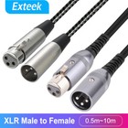 Balanced Microphone Cable XLR Patch Lead Male to Female Extension Mic cord AU