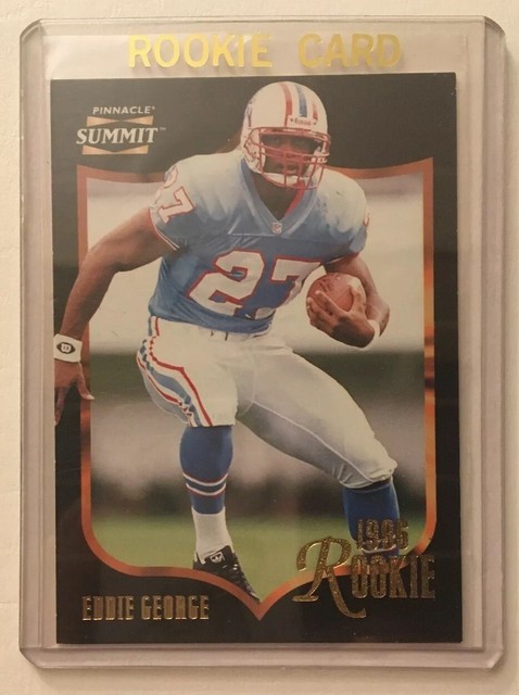 1996 Pinnacle Eddie George Rookie Card 162 Nr Mint Gold Foil EBay