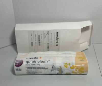 Medela Quick Clean Micro-Steam Bags 12 Count Sterilizing Bags