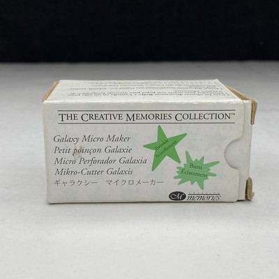 Creative Memories Punch- Galaxy Micro Maker - Twinkle & Burst-Scrapbooking Cards