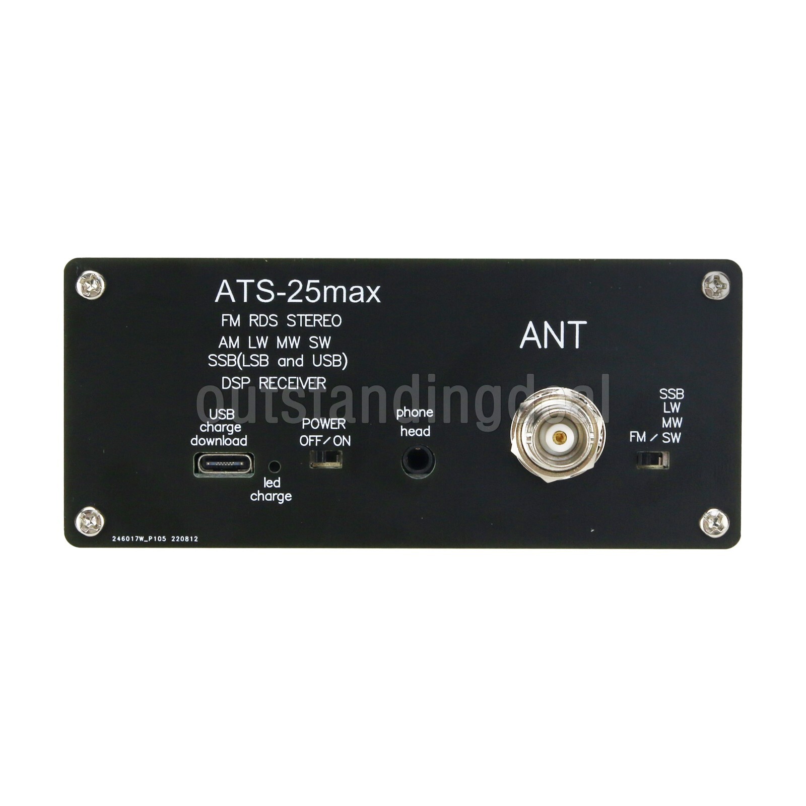 ATS25 Max Si4732 All Band Radio Receiver FM RDS AM LW MW SW SSB DSP ...