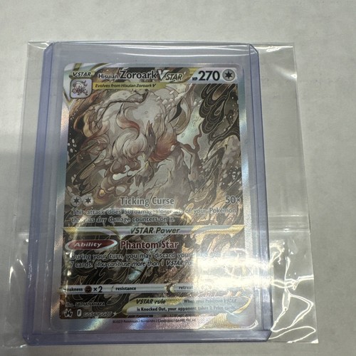 Hisuian Zoroark VSTAR GG56 Pokemon Crown Zenith Full / Alt Art NM GG56