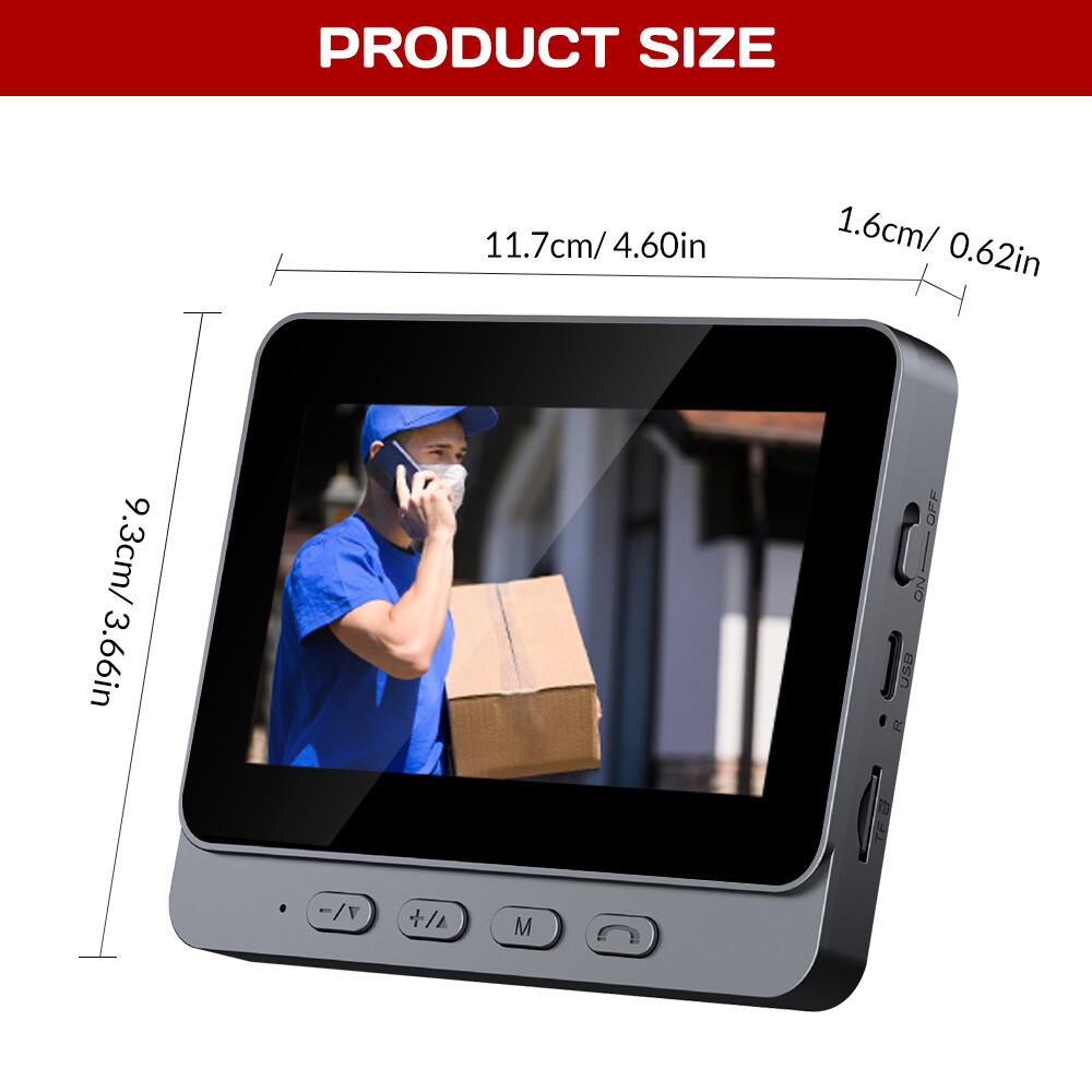 Wireless Visual Smart Doorbell Alarm WiFi Mobile Phone Remote 720P HD Security Camera Two Way Talk Door Bell Xingzhi