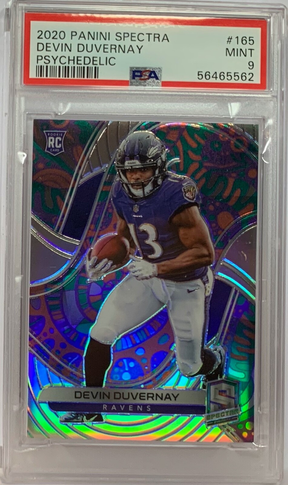 Devin Duvernay Panini Spectra #165 Psychedelic
