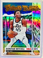 2021-22 PANINI HOOPS BASKETBALL PRIME TWINE HOLO GOLD SP #5 DONOVAN MITCHELL