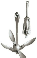 Galvanized Folding Grapnel Anchor for Boat, Dinghy, RIB, Tender, Jetski