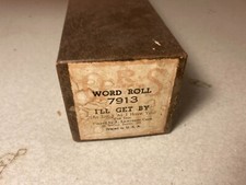 Vintage QRS 7913 I'll Get By by J Lawrence Cook Piano Roll