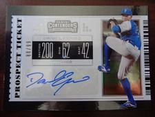 2019 Contenders Draft Picks Daniel Espino AUTO #'ed 80/99 Black RC-Guardians