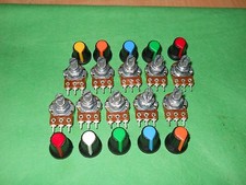 KIT 10 Potenziometri + 10 Manopole valori e colori a piacere